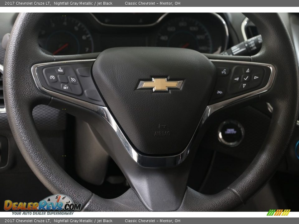 2017 Chevrolet Cruze LT Nightfall Gray Metallic / Jet Black Photo #7