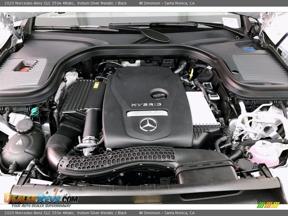 2020 Mercedes-Benz GLC 350e 4Matic Iridium Silver Metallic / Black Photo #8