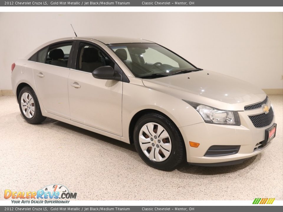 2012 Chevrolet Cruze LS Gold Mist Metallic / Jet Black/Medium Titanium Photo #1