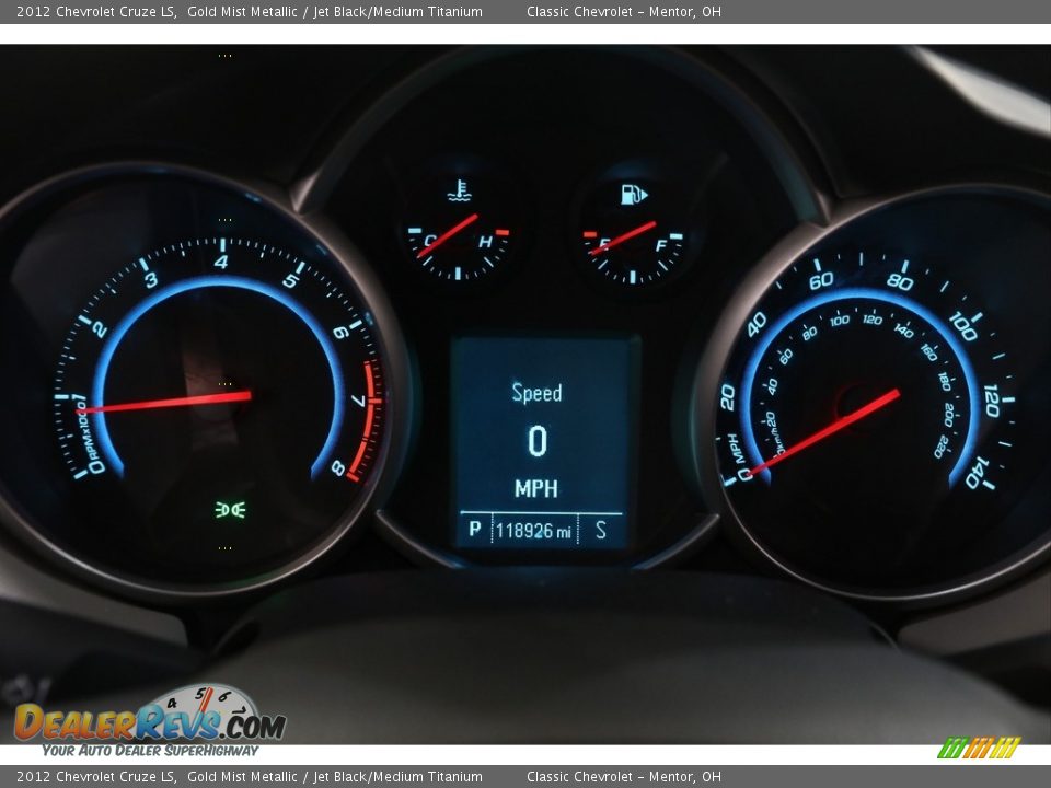 2012 Chevrolet Cruze LS Gold Mist Metallic / Jet Black/Medium Titanium Photo #8