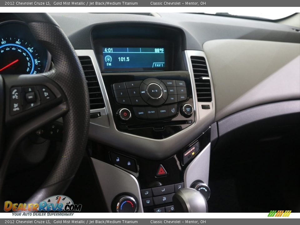 2012 Chevrolet Cruze LS Gold Mist Metallic / Jet Black/Medium Titanium Photo #9
