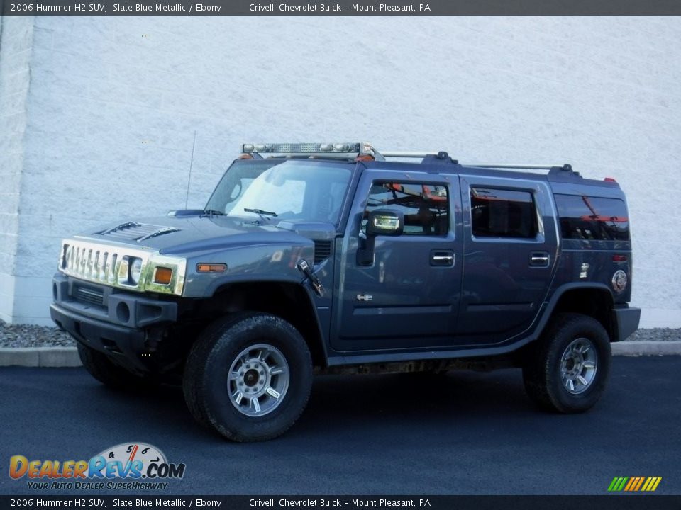 2006 Hummer H2 SUV Slate Blue Metallic / Ebony Photo #2