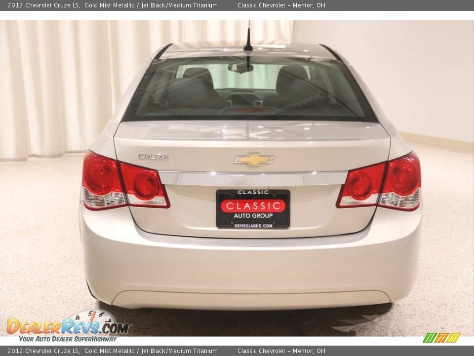 2012 Chevrolet Cruze LS Gold Mist Metallic / Jet Black/Medium Titanium Photo #16