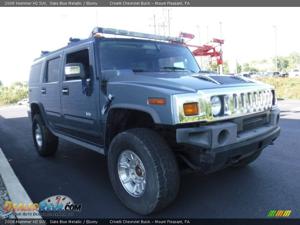 2006 Hummer H2 SUV Slate Blue Metallic / Ebony Photo #5