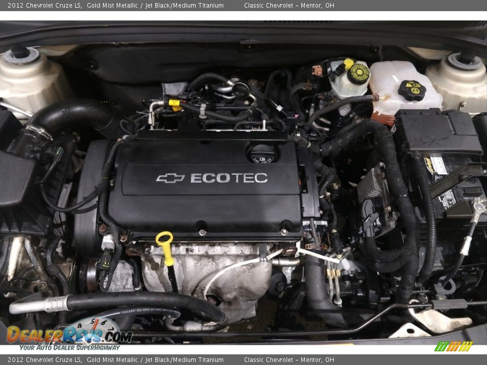 2012 Chevrolet Cruze LS Gold Mist Metallic / Jet Black/Medium Titanium Photo #17