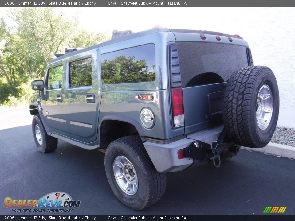 2006 Hummer H2 SUV Slate Blue Metallic / Ebony Photo #9