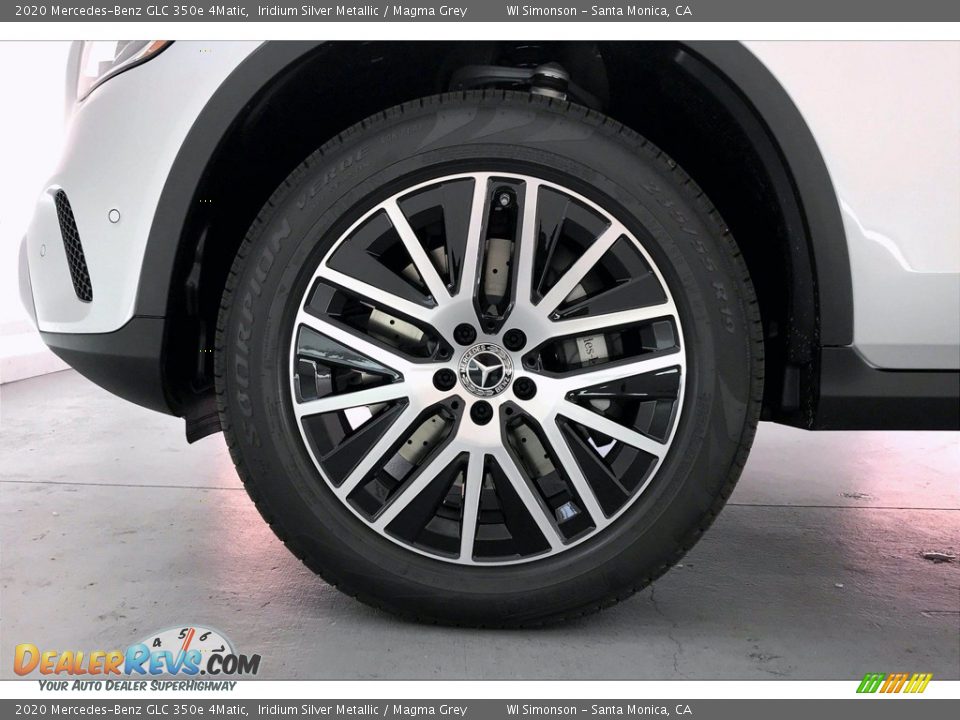 2020 Mercedes-Benz GLC 350e 4Matic Iridium Silver Metallic / Magma Grey Photo #9