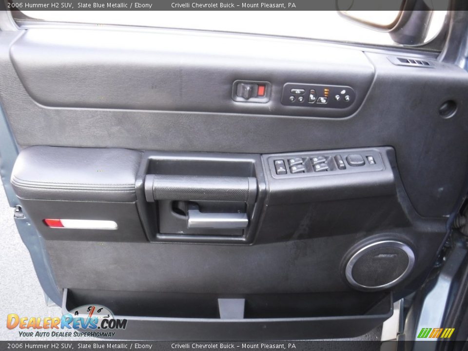 2006 Hummer H2 SUV Slate Blue Metallic / Ebony Photo #16