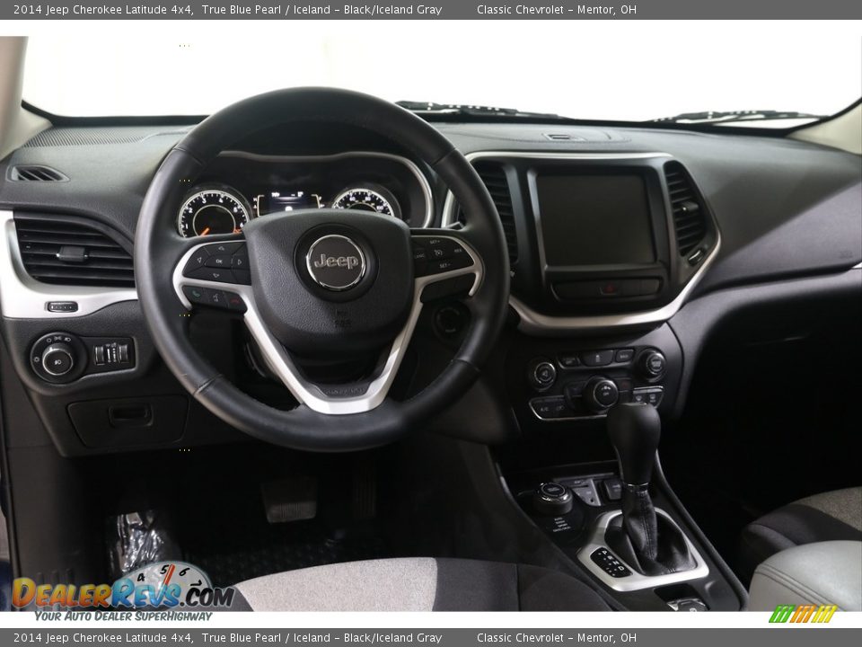 2014 Jeep Cherokee Latitude 4x4 True Blue Pearl / Iceland - Black/Iceland Gray Photo #6