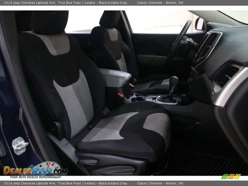 2014 Jeep Cherokee Latitude 4x4 True Blue Pearl / Iceland - Black/Iceland Gray Photo #18
