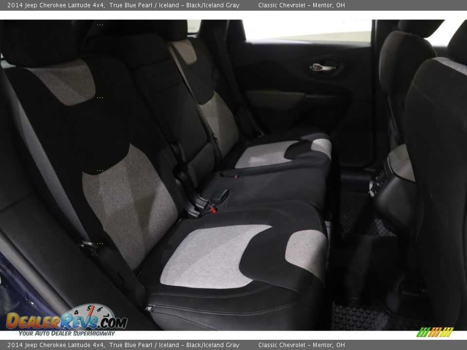2014 Jeep Cherokee Latitude 4x4 True Blue Pearl / Iceland - Black/Iceland Gray Photo #19