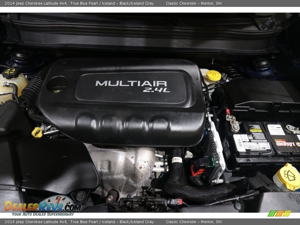 2014 Jeep Cherokee Latitude 4x4 True Blue Pearl / Iceland - Black/Iceland Gray Photo #22