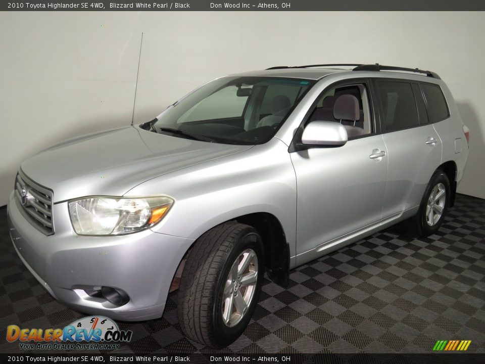 2010 Toyota Highlander SE 4WD Blizzard White Pearl / Black Photo #7