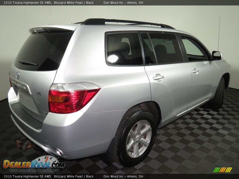 2010 Toyota Highlander SE 4WD Blizzard White Pearl / Black Photo #15
