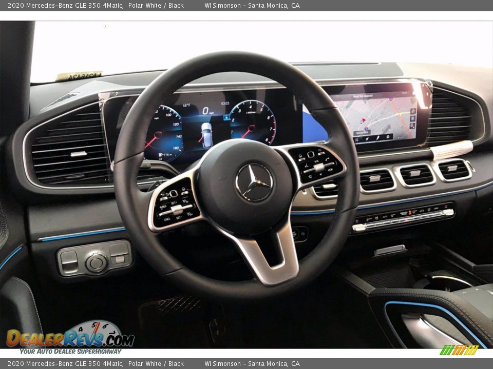 2020 Mercedes-Benz GLE 350 4Matic Polar White / Black Photo #4