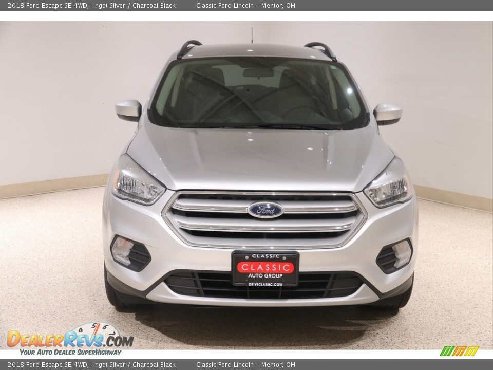 2018 Ford Escape SE 4WD Ingot Silver / Charcoal Black Photo #2