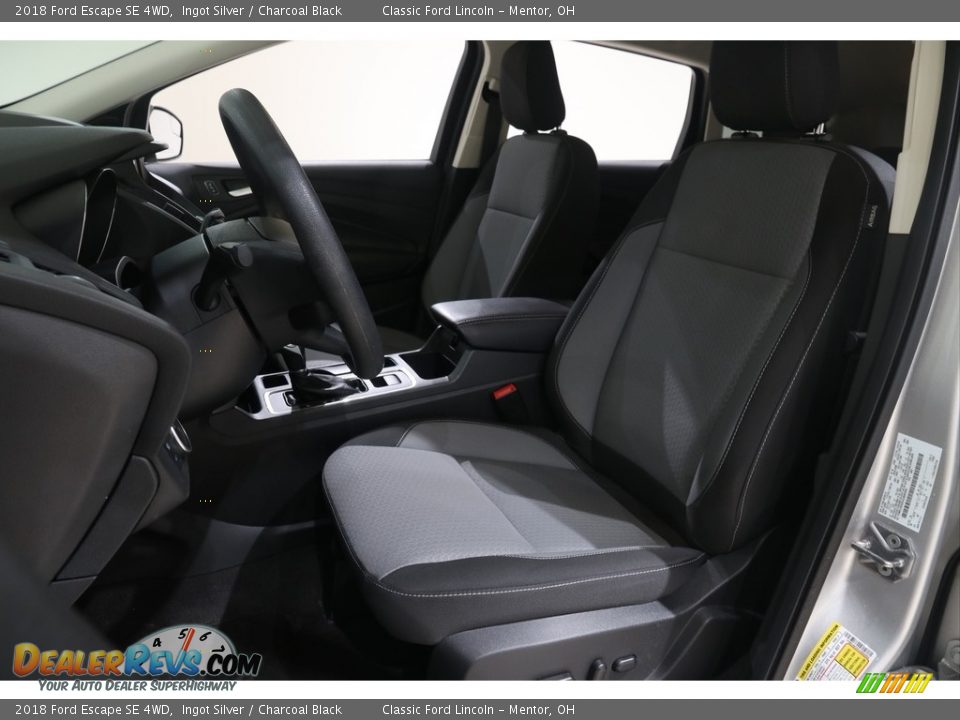 2018 Ford Escape SE 4WD Ingot Silver / Charcoal Black Photo #5