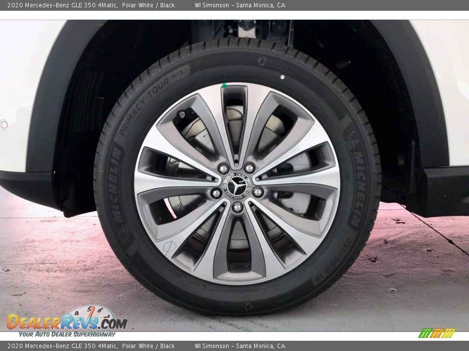 2020 Mercedes-Benz GLE 350 4Matic Polar White / Black Photo #9