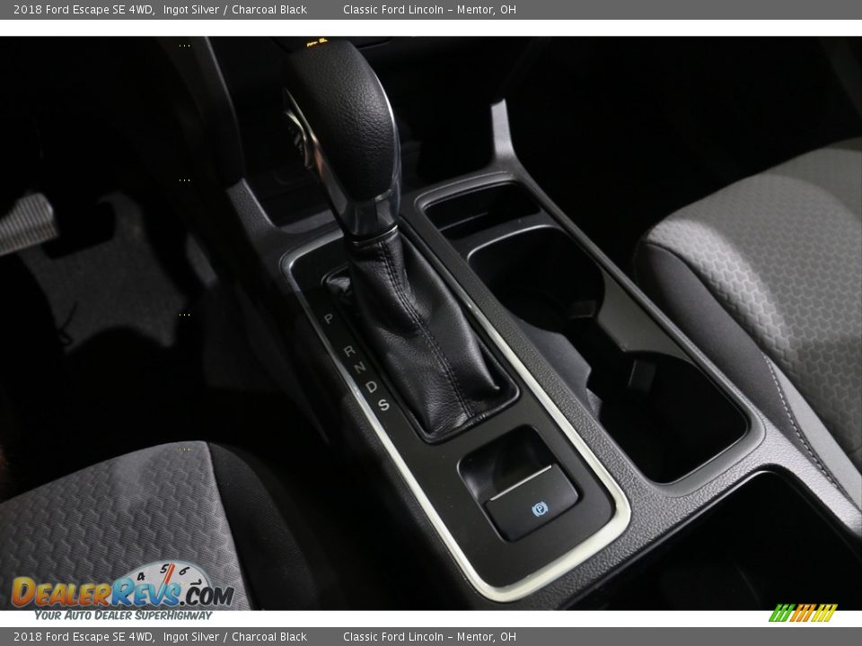 2018 Ford Escape SE 4WD Ingot Silver / Charcoal Black Photo #14