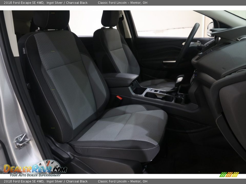 2018 Ford Escape SE 4WD Ingot Silver / Charcoal Black Photo #15