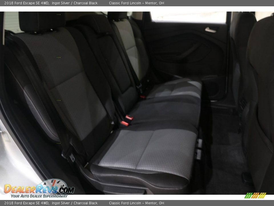 2018 Ford Escape SE 4WD Ingot Silver / Charcoal Black Photo #16