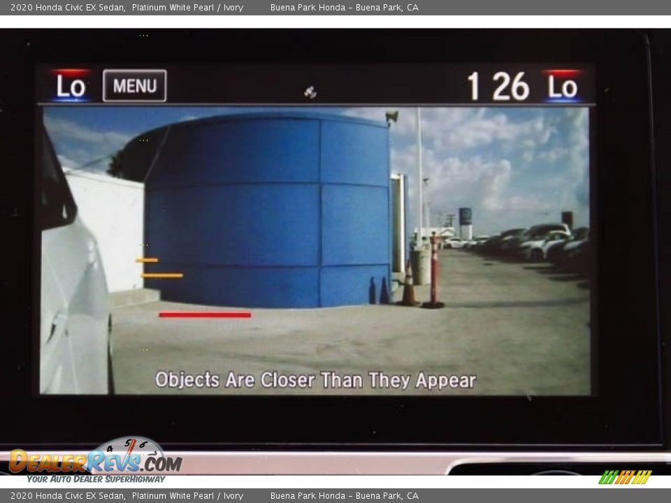 2020 Honda Civic EX Sedan Platinum White Pearl / Ivory Photo #16