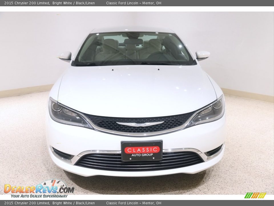 2015 Chrysler 200 Limited Bright White / Black/Linen Photo #2