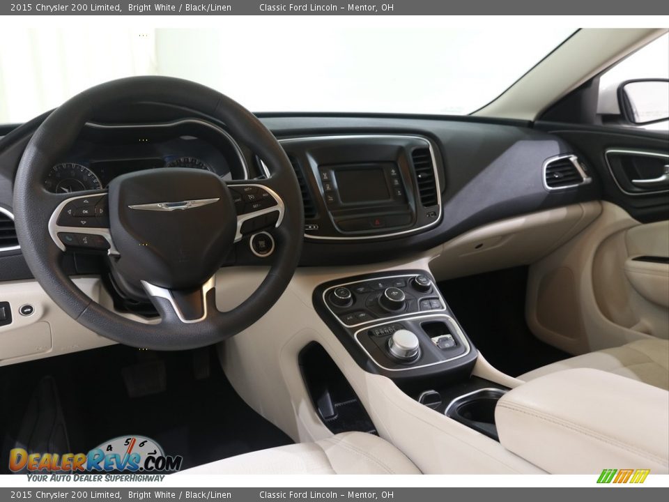 2015 Chrysler 200 Limited Bright White / Black/Linen Photo #6