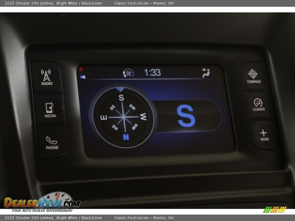 2015 Chrysler 200 Limited Bright White / Black/Linen Photo #12