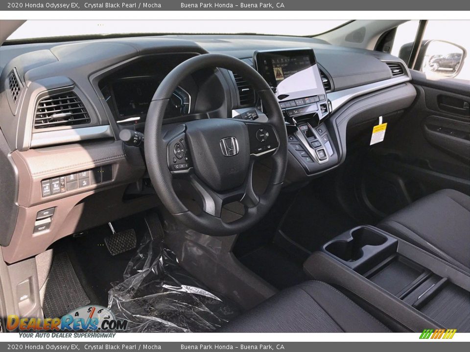 2020 Honda Odyssey EX Crystal Black Pearl / Mocha Photo #6