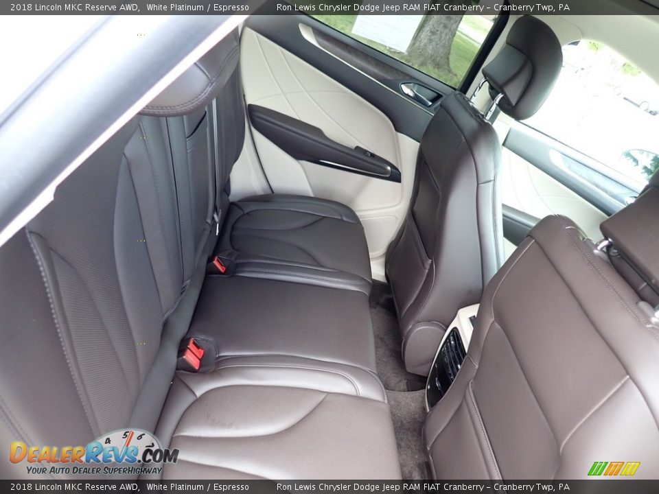 2018 Lincoln MKC Reserve AWD White Platinum / Espresso Photo #11