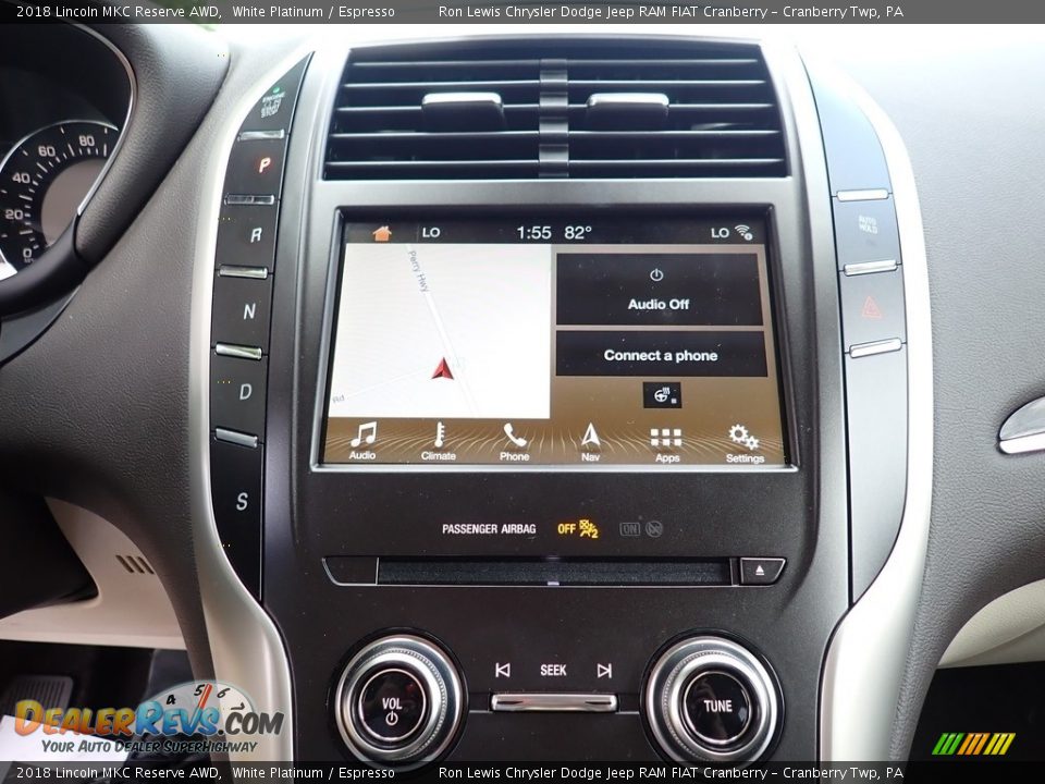 2018 Lincoln MKC Reserve AWD White Platinum / Espresso Photo #15