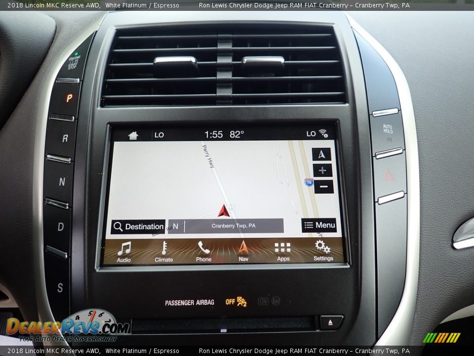 2018 Lincoln MKC Reserve AWD White Platinum / Espresso Photo #17