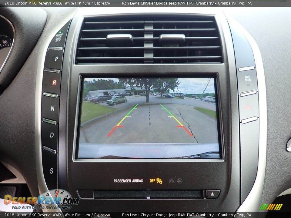 2018 Lincoln MKC Reserve AWD White Platinum / Espresso Photo #18