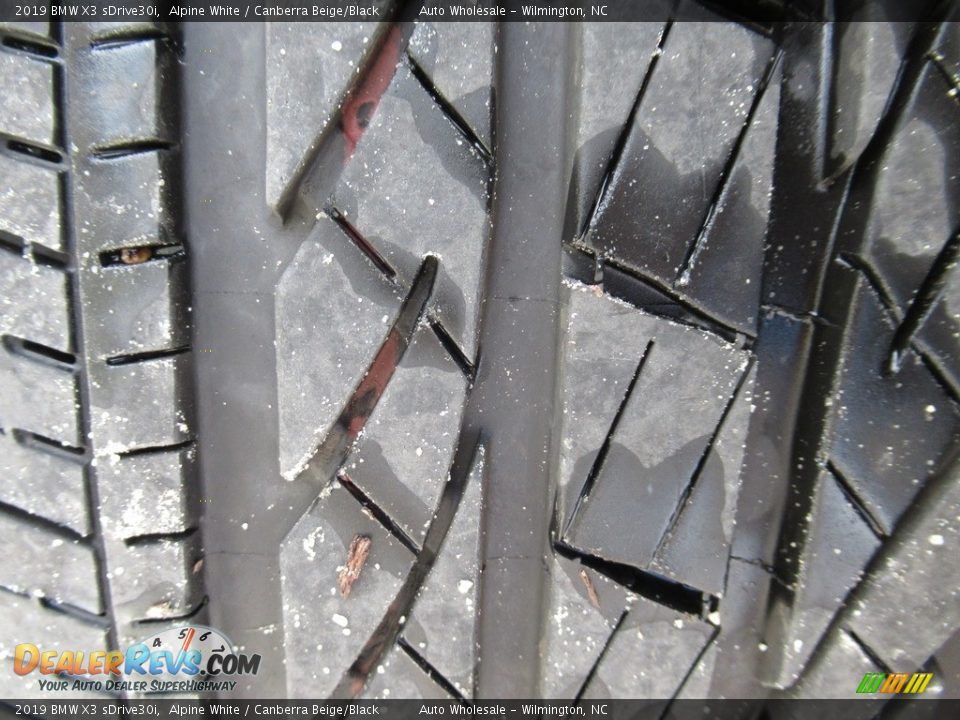 2019 BMW X3 sDrive30i Alpine White / Canberra Beige/Black Photo #8