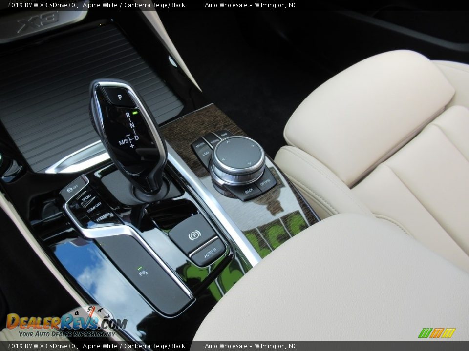 2019 BMW X3 sDrive30i Alpine White / Canberra Beige/Black Photo #19