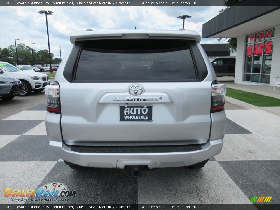 2019 Toyota 4Runner SR5 Premium 4x4 Classic Silver Metallic / Graphite Photo #4