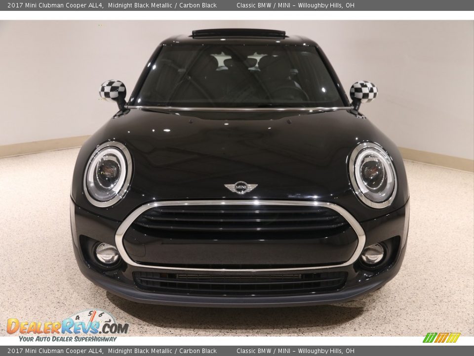 2017 Mini Clubman Cooper ALL4 Midnight Black Metallic / Carbon Black Photo #2