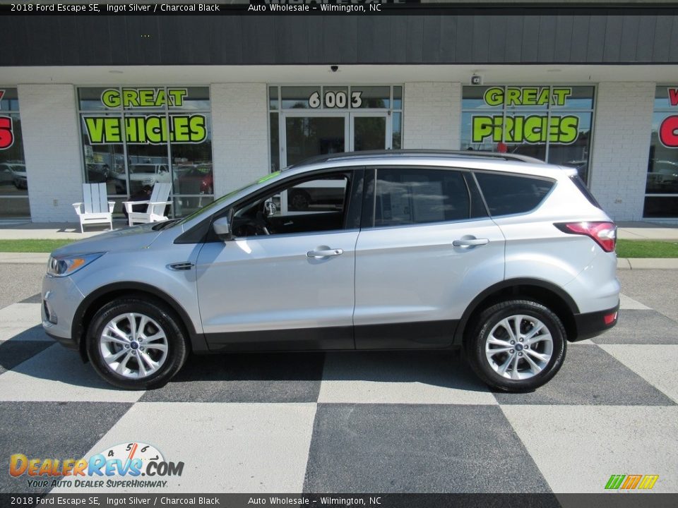2018 Ford Escape SE Ingot Silver / Charcoal Black Photo #1