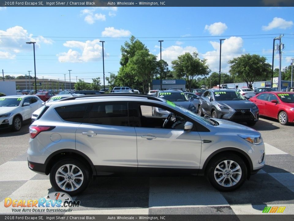 2018 Ford Escape SE Ingot Silver / Charcoal Black Photo #3