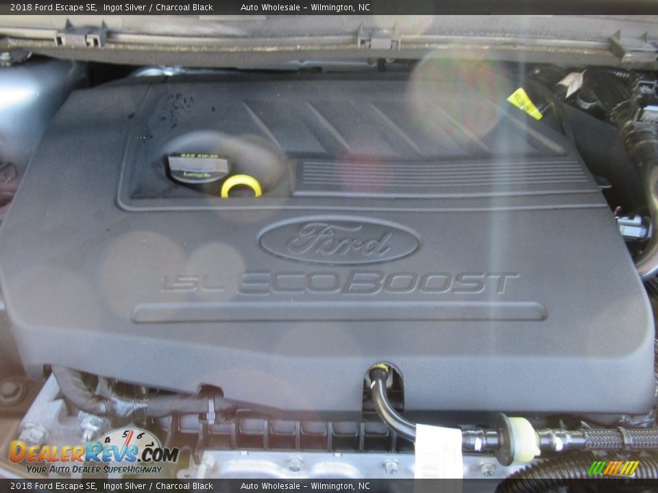 2018 Ford Escape SE Ingot Silver / Charcoal Black Photo #6