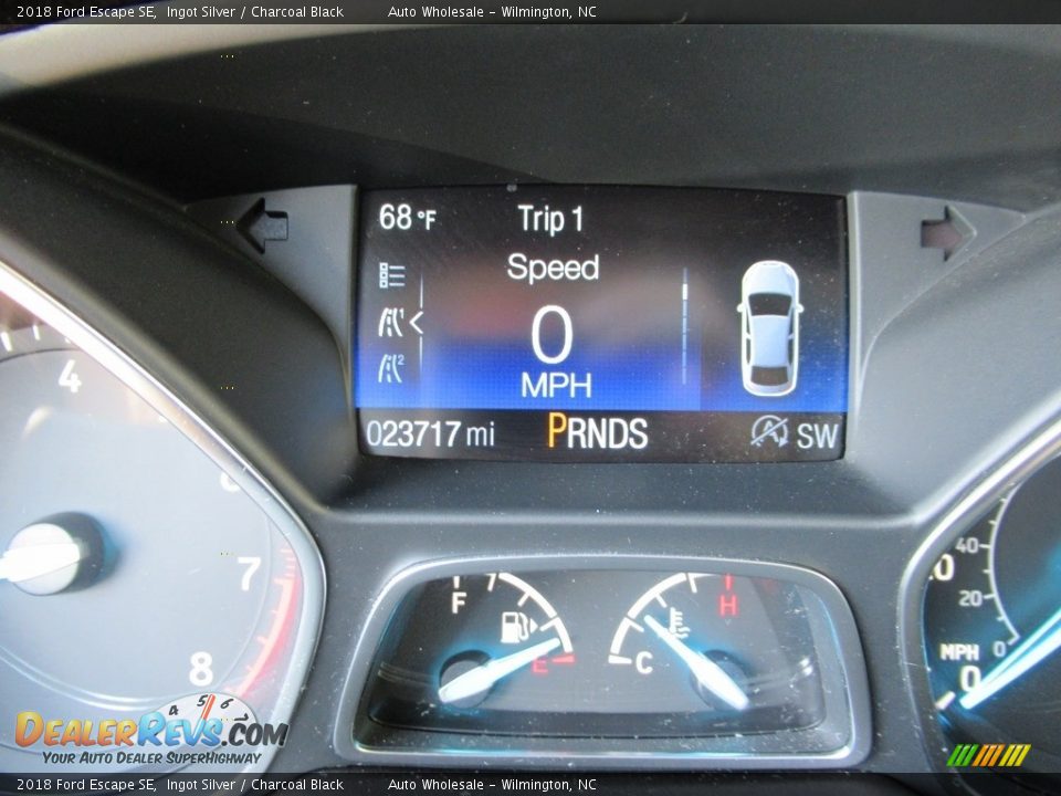 2018 Ford Escape SE Ingot Silver / Charcoal Black Photo #16