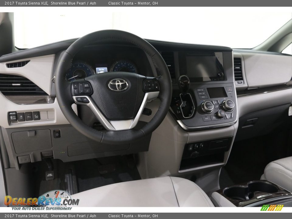2017 Toyota Sienna XLE Shoreline Blue Pearl / Ash Photo #6