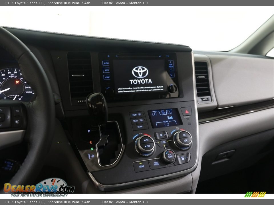 2017 Toyota Sienna XLE Shoreline Blue Pearl / Ash Photo #9