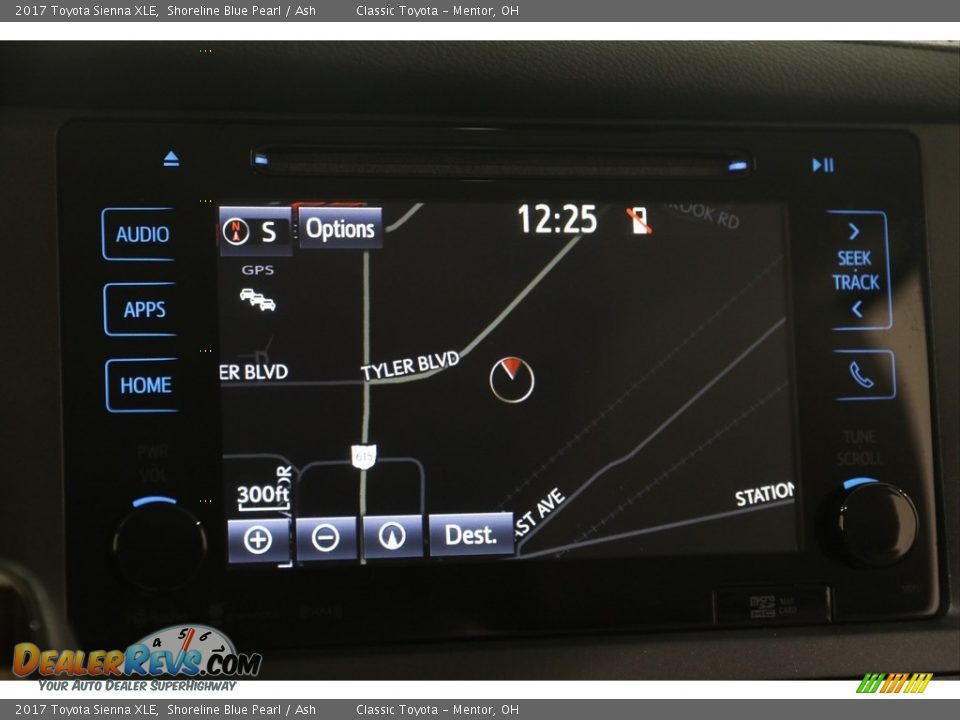 2017 Toyota Sienna XLE Shoreline Blue Pearl / Ash Photo #11