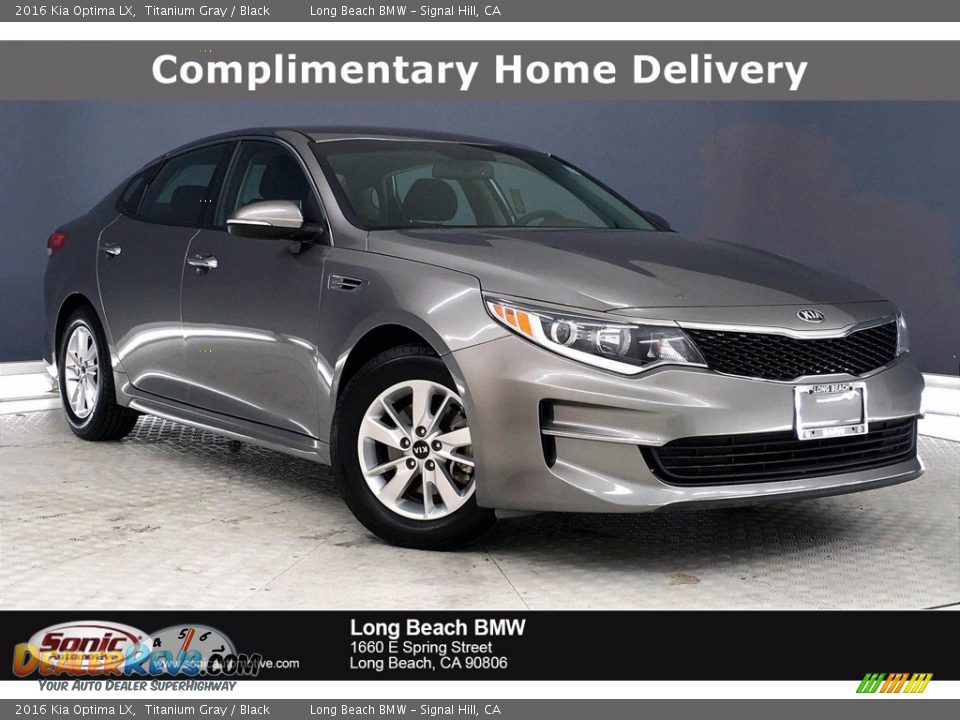 2016 Kia Optima LX Titanium Gray / Black Photo #1