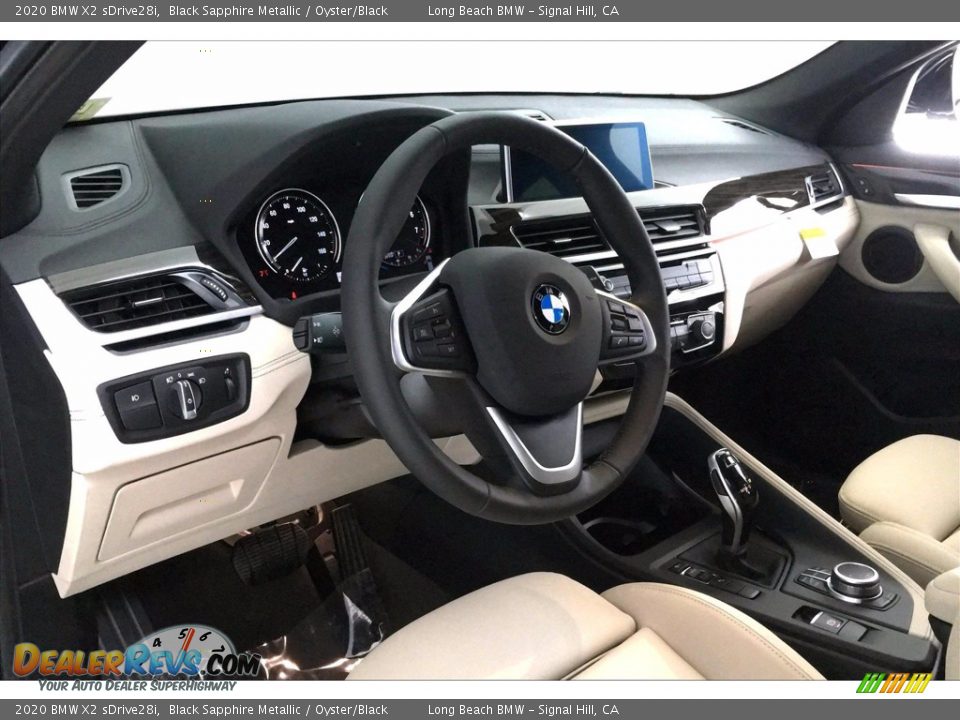 2020 BMW X2 sDrive28i Black Sapphire Metallic / Oyster/Black Photo #4