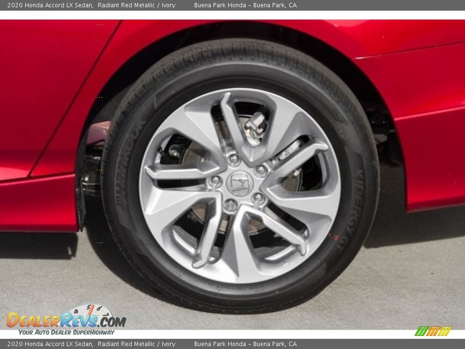 2020 Honda Accord LX Sedan Radiant Red Metallic / Ivory Photo #14
