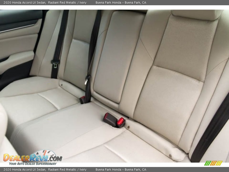 2020 Honda Accord LX Sedan Radiant Red Metallic / Ivory Photo #22