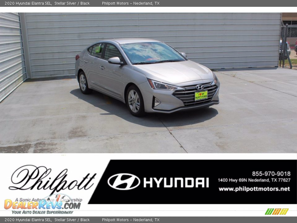 2020 Hyundai Elantra SEL Stellar Silver / Black Photo #1